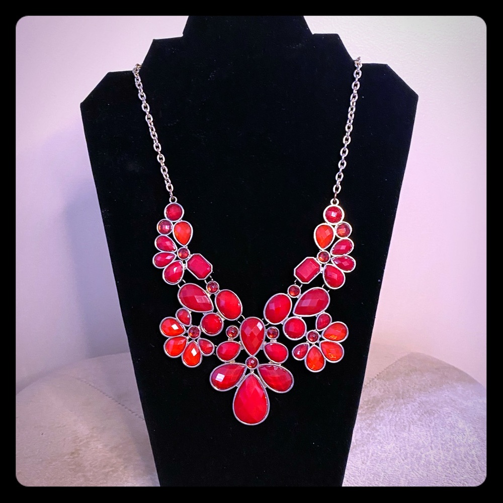 Fuchsia Coral Necklace